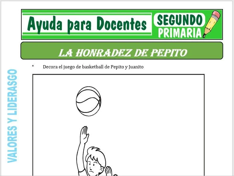 La Honradez de Pepito para Segundo de Primaria – Ayuda para Docentes La Honradez de Pepito para Segundo de Primaria – Ayuda para Docentes