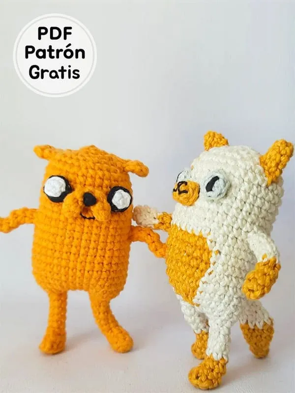 Hora de aventura Jake el Perro Amigurumi Patrón Gratis Animales PDF Hora de aventura Jake el Perro Amigurumi Patrón Gratis Animales PDF