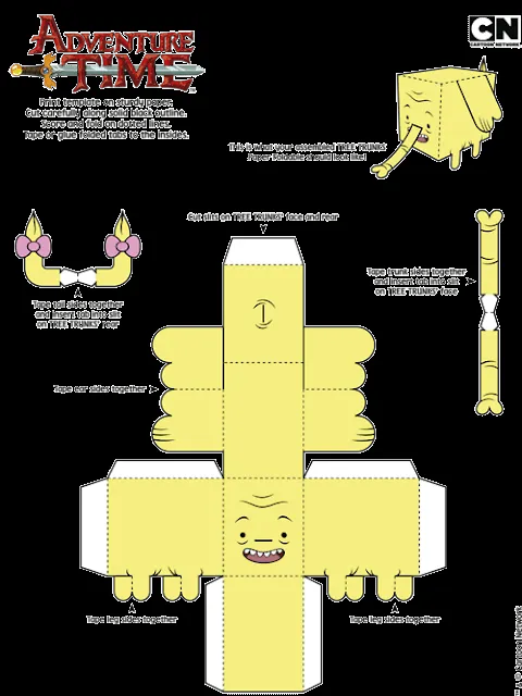 Hora de Aventura Muñecos Para armar - Taringa!