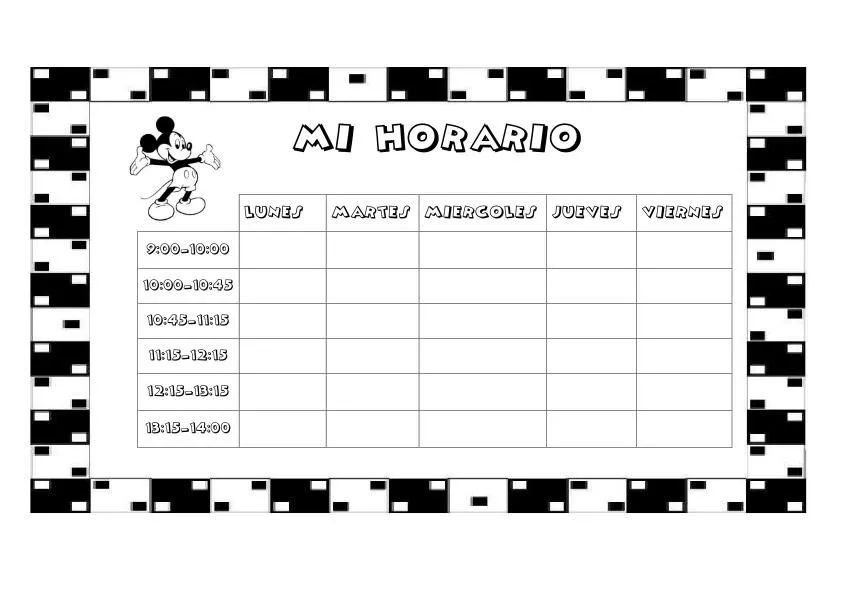 Horarios divertidos para colorear. Nuevas distribuciónes de horas – Planeta Escuela TIC 2.0 Horarios divertidos para colorear. Nuevas distribuciónes de horas – Planeta Escuela TIC 2.0