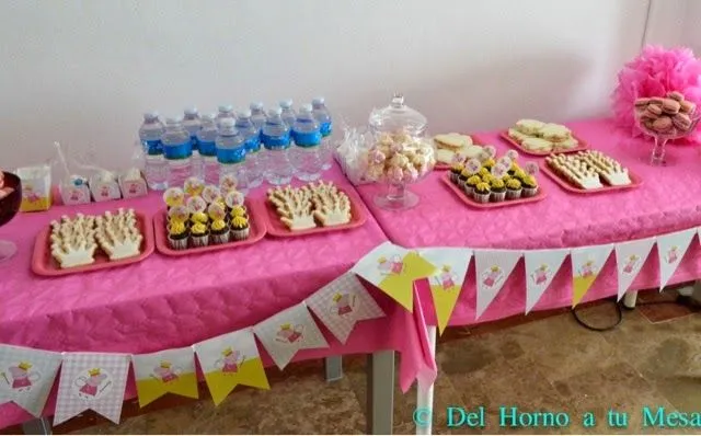 Del horno a tu mesa: Mesa dulce rosita, de princesa Hada