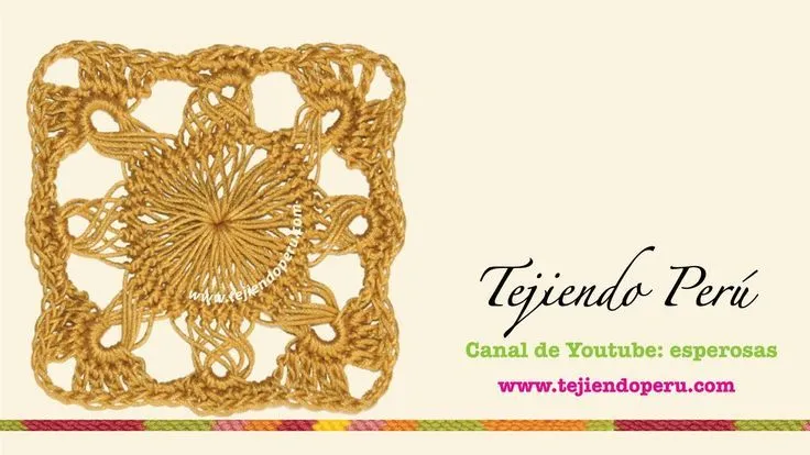 Horquilla (hairpin lace): cómo tejer un motivo cuadrado con base ... Horquilla (hairpin lace): cómo tejer un motivo cuadrado con base ...