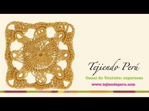 Horquilla (hairpin lace): cómo tejer un motivo cuadrado con base ... Horquilla (hairpin lace): cómo tejer un motivo cuadrado con base ...