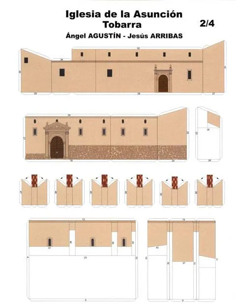 Hospital para armar de papel para maquetas - Imagui