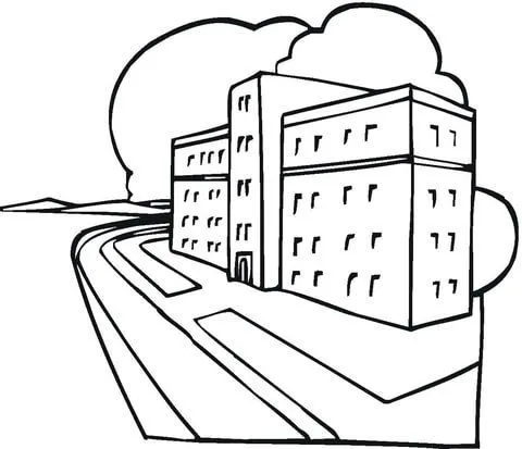 Hospital para colorear - Imagui