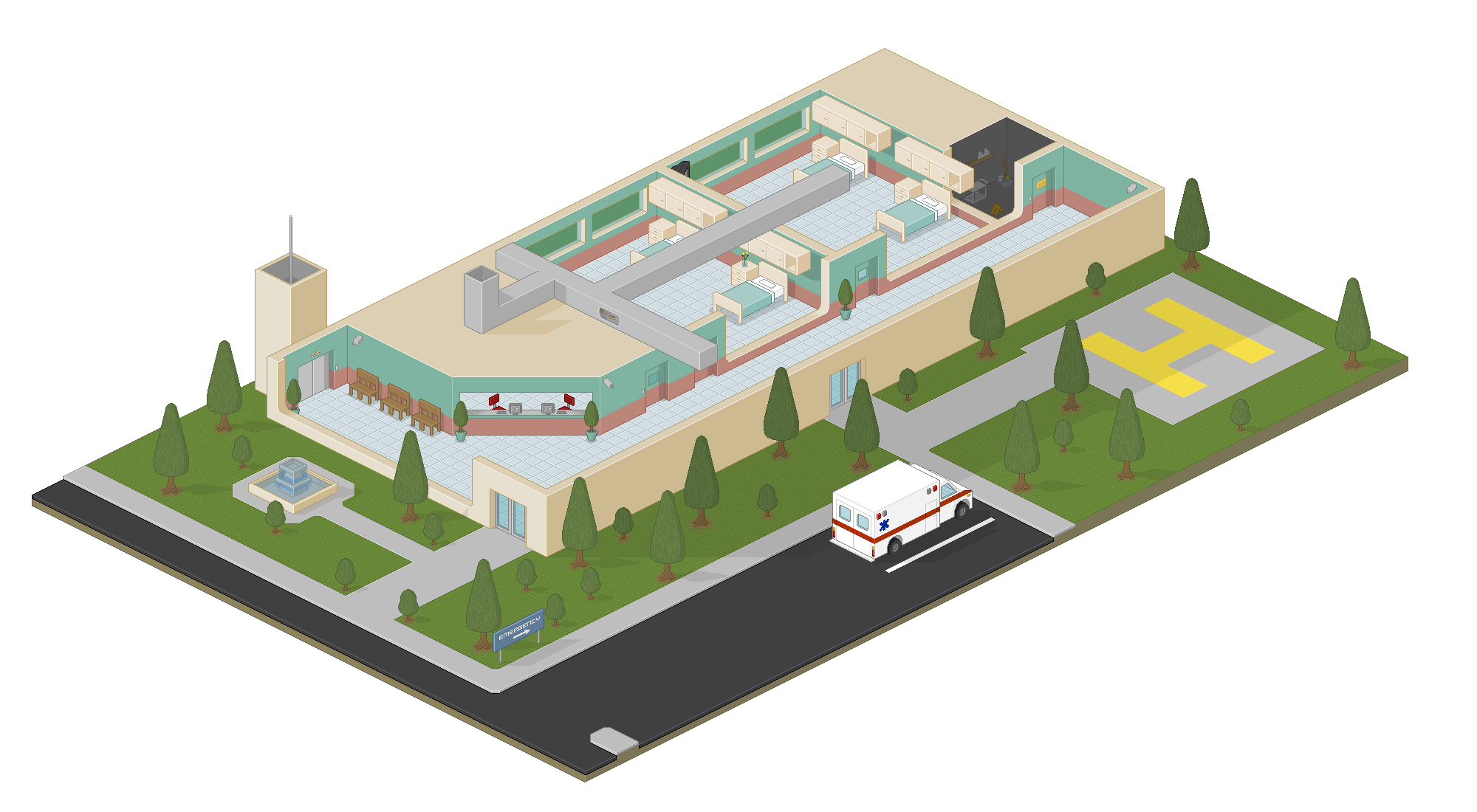 Hospital Icon, Pixel Art, Buddy Icons, Forum Avatars