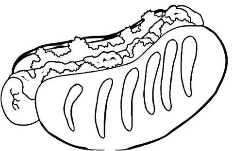Imagenes de hot dogs para colorear - Imagui Imagenes de hot dogs para colorear - Imagui
