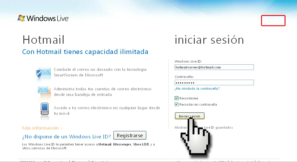 Hotmail Iniciar Sesión - HotmailCorreo.eu