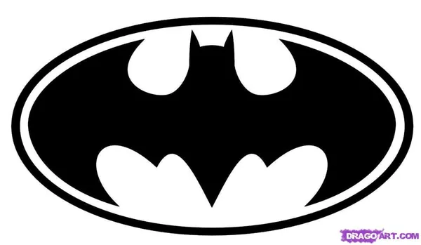 How To Draw Batman Logo Step image - vector clip art online ... How To Draw Batman Logo Step image - vector clip art online ...