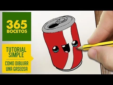How To Draw A Cute Soda - Easy and Kawaii Drawings by Garbi KW ...