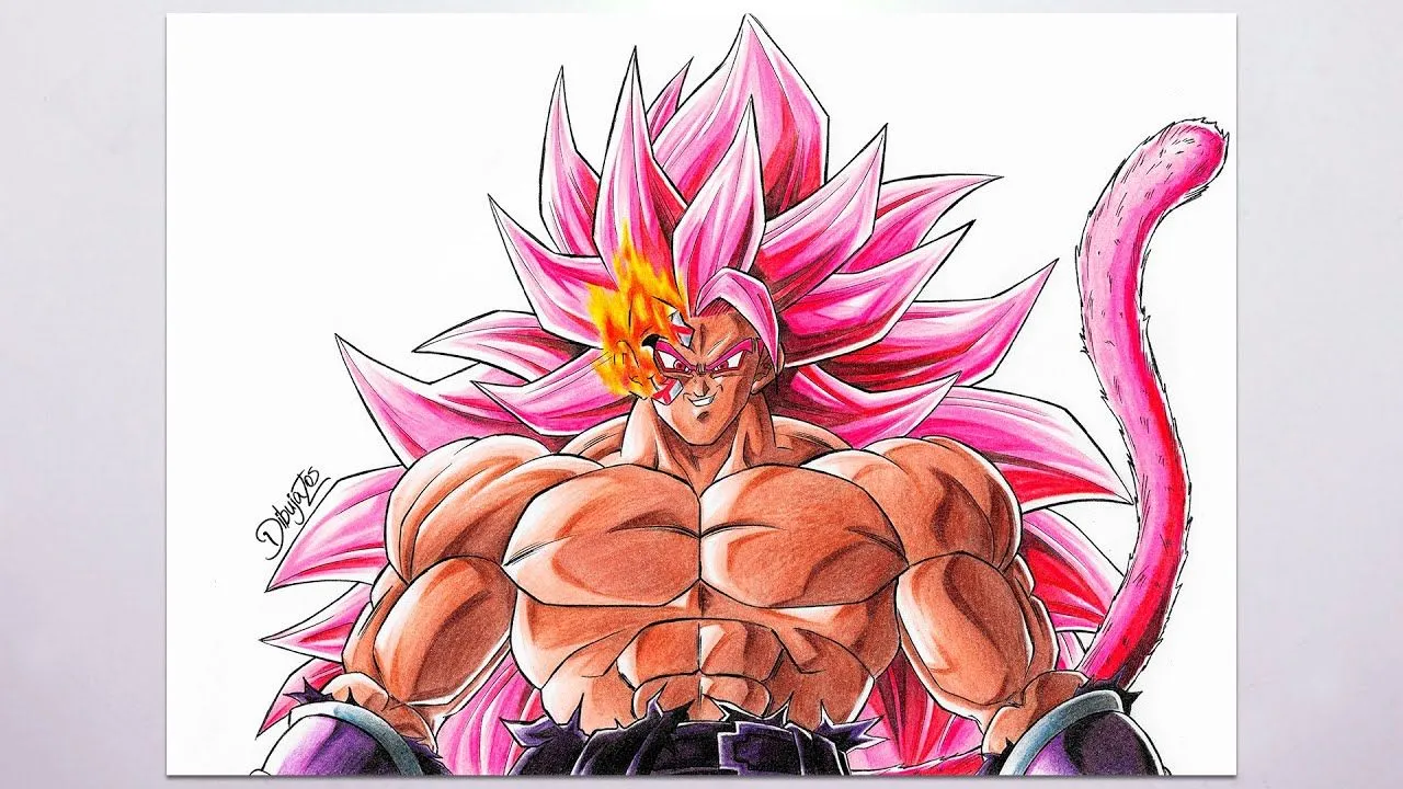 HOW TO DRAW GOKU BLACK SSJ3 [Super Dragon Ball Heroes] Cheap materials |  ✓EASY - YouTube
