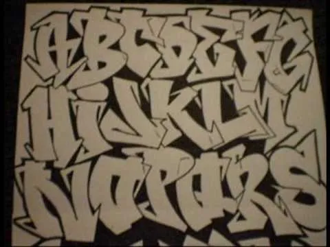 Abecedario graffiti wizard - Imagui