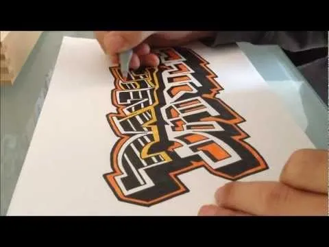 How to draw Graffiti - My Name Daniel - YouTube