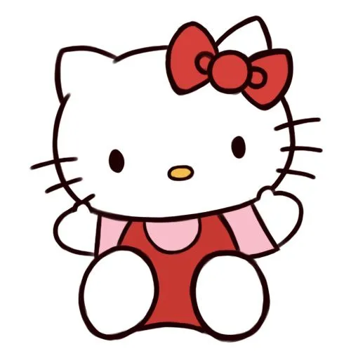 How to Draw Hello Kitty: 9 steps (with pictures) - wikiHow
