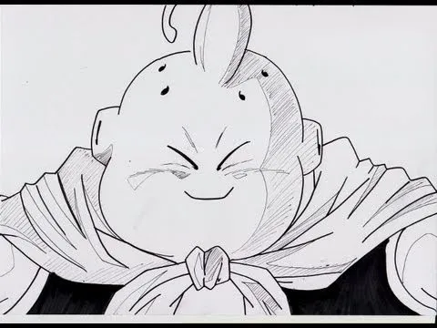 Como dibujar a majin buu - Imagui