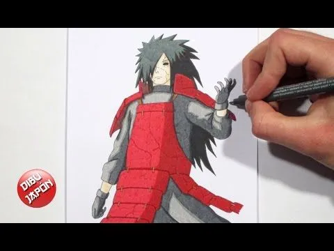 How to draw Madara Uchiha / Cómo dibujar a Madara Uchiha [Naruto ...