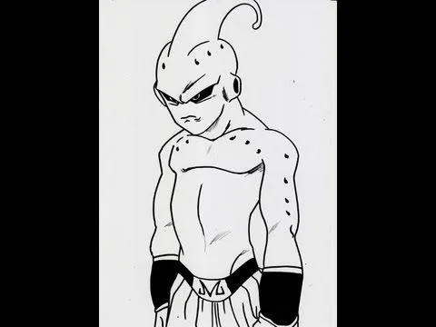 HOW TO DRAW MAJIN BUU 魔人ブウ 純粋 - YouTube