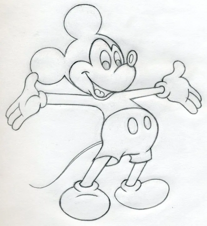 Draw Mickey Mouse