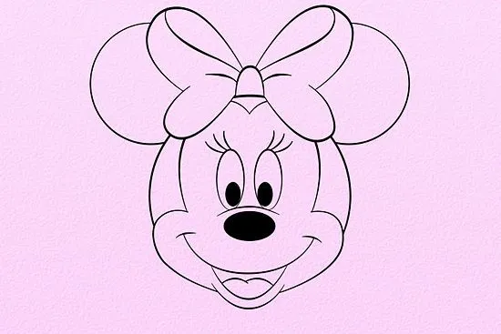 How to Draw Minnie Mouse