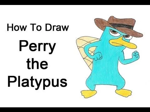 How to Draw Perry the Platypus (Agent P) - YouTube How to Draw Perry the Platypus (Agent P) - YouTube