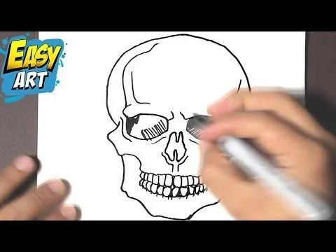 how to draw a skull halloween - how to draw a skull - como dibujar ... how to draw a skull halloween - how to draw a skull - como dibujar ...
