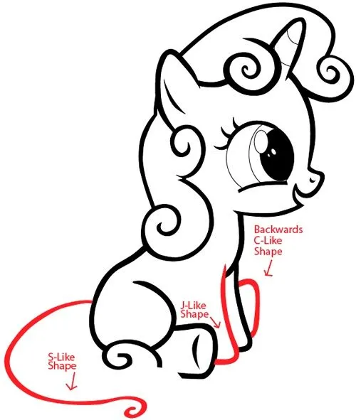 How to Draw Sweetie Belle from My Little Pony: Friendship is Magic ...