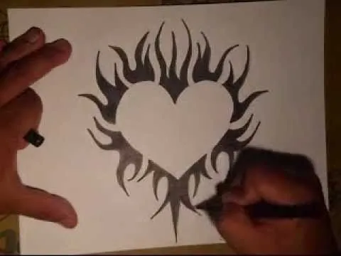 How to Draw a Tattoo Heart- (By WIZARD) - YouTube How to Draw a Tattoo Heart- (By WIZARD) - YouTube