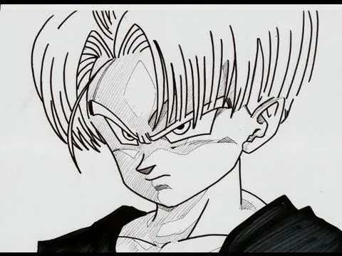 HOW TO DRAW TRUNKS トランクス - YouTube