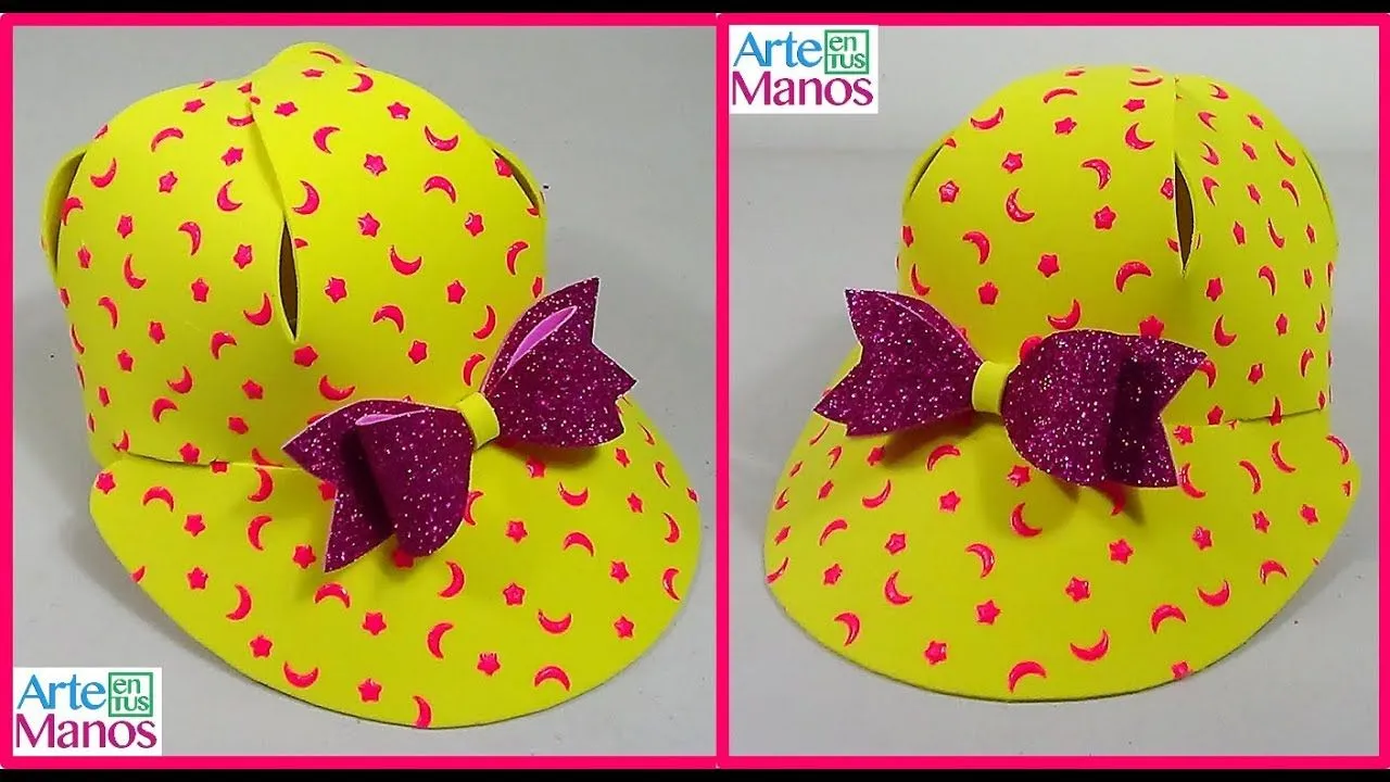 How to make a Cap for Children in Foami - YouTube How to make a Cap for Children in Foami - YouTube