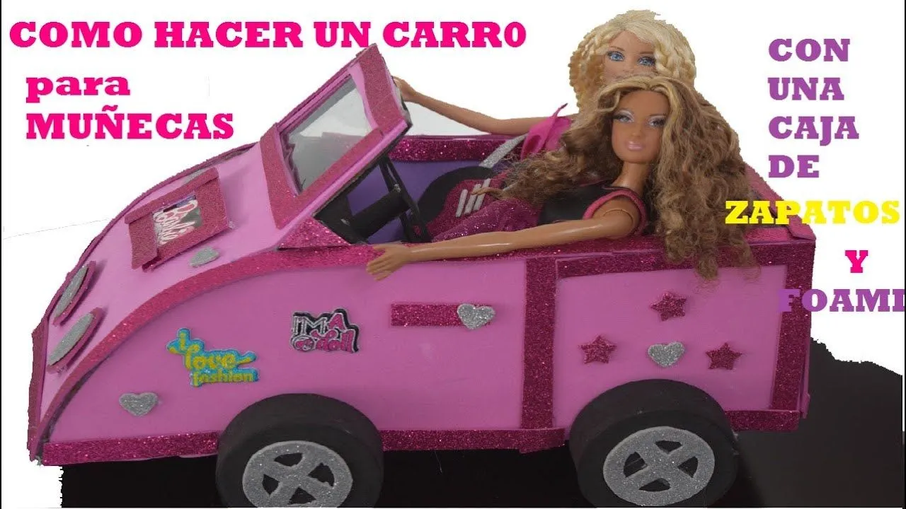 HOW TO MAKE A CAR FOR DOLLS / WITH SHOE BOX - YouTube HOW TO MAKE A CAR FOR DOLLS / WITH SHOE BOX - YouTube
