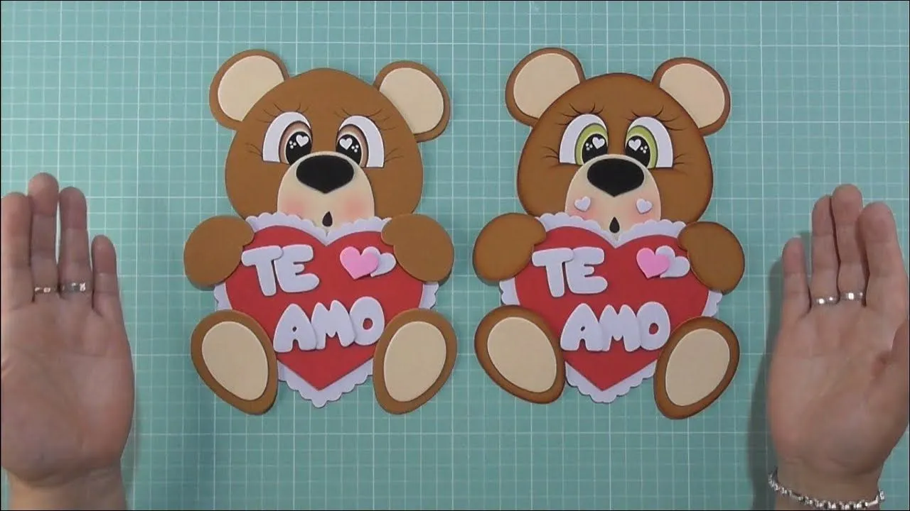 How to Make a Super Easy Valentine's Bear in Foam ❤️ - YouTube How to Make a Super Easy Valentine's Bear in Foam ❤️ - YouTube