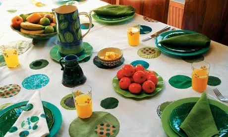 How to make table linen | Life and style | The Guardian How to make table linen | Life and style | The Guardian
