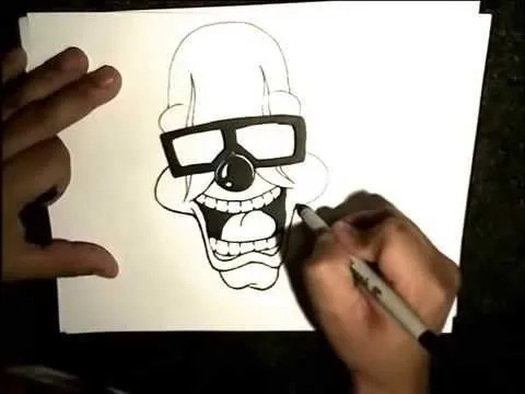 Dibujos de graffitis a lapiz de payasos - Imagui