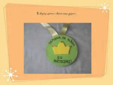 Medallas de foami para niños - Imagui