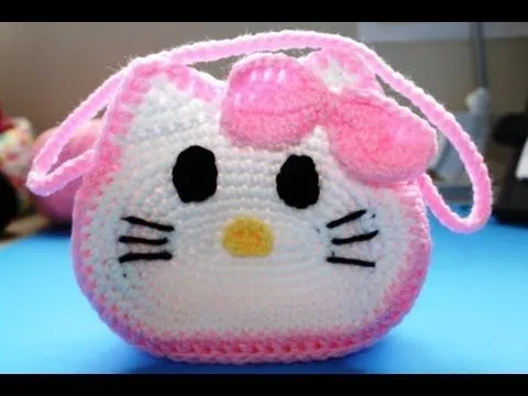 Como tejer Bolista de "Hello Kitty" (Subtitles in English) Parte 1 ...