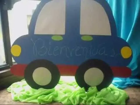 MANOS ARTISTICAS ANRIOCS - DECORACION CARRITO BABY SHOWER - YouTube