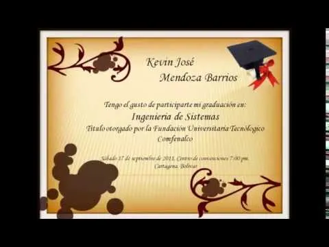 Dedicatorias para tarjetas de invitación de grado universitario ... Dedicatorias para tarjetas de invitación de grado universitario ...