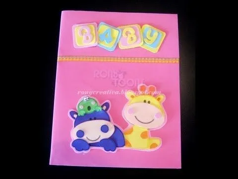COMO HACER UN LINDO PORTADOCUMENTOS DE FOMI PARA BEBE - YouTube COMO HACER UN LINDO PORTADOCUMENTOS DE FOMI PARA BEBE - YouTube