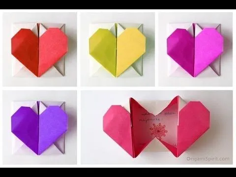 Paso a paso, Corazón en origami –Una manera de mantener vivo el ...