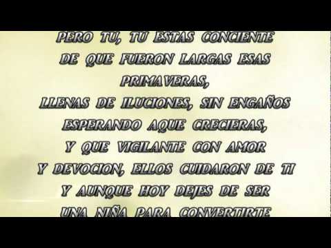 Poema para quinceanera - YouTube