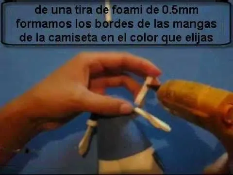 COMO HACER CAMISETA PARA FOFUCHO FUTBOLISTA EN FOAMI O GOMA EVA ...