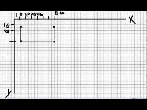 Como dibujar una grafica en un papel cuadriculado video 1 - YouTube