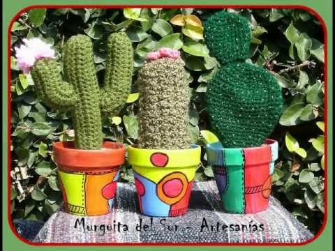 CACTITOS II (Cactus tejidos) - YouTube