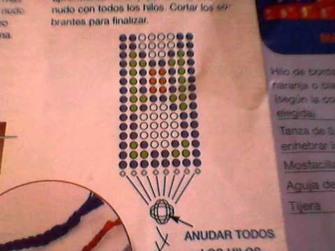 Pulsera de Mostacillas: Guardas de Colores - YouTube