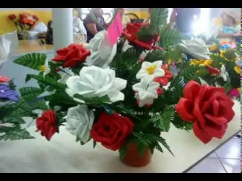 flores de fomi, exposicion echas por señoras de nacozari sonora ...