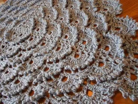 Manta Cobija Tejida del centra a la orilla Crochet parte 2 de 2 ...