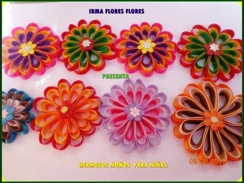 MOÑOS PARA NIÑAS PASO A PASO | Cómo hacer moños con listón ...