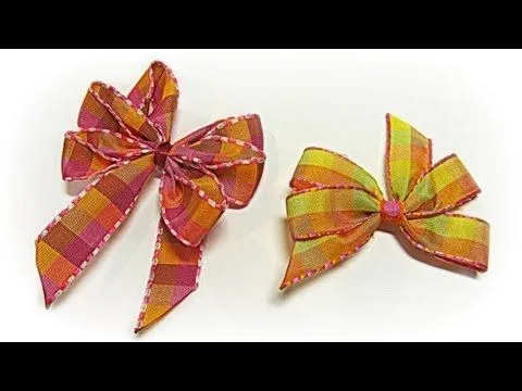 Como hacer lazos perfectos muy fácil. Perfect bow, easy. - YouTube