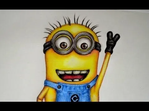 COMO DIBUJAR UN MINION (MI VILLANO FAVORITO)/ HOW TO DRAW A MINION ...