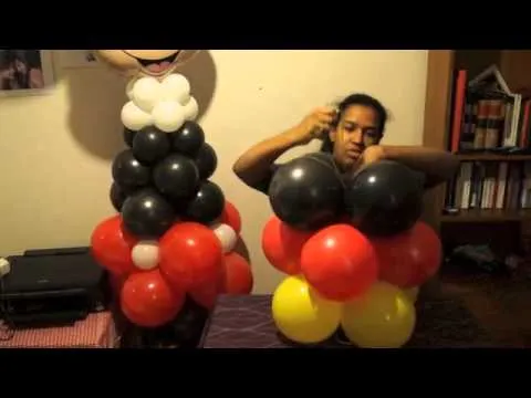 centro de mesa de mickey mouse - YouTube